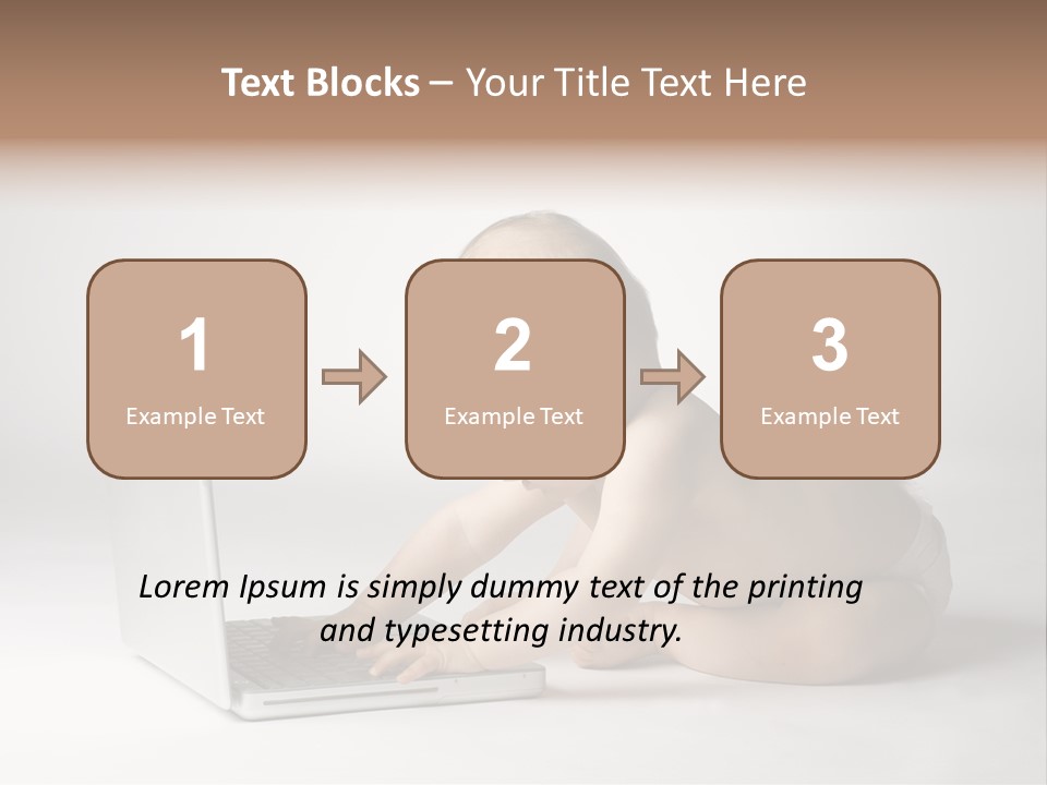 Curious Cute Boy PowerPoint Template