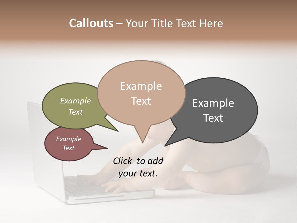 Curious Cute Boy PowerPoint Template