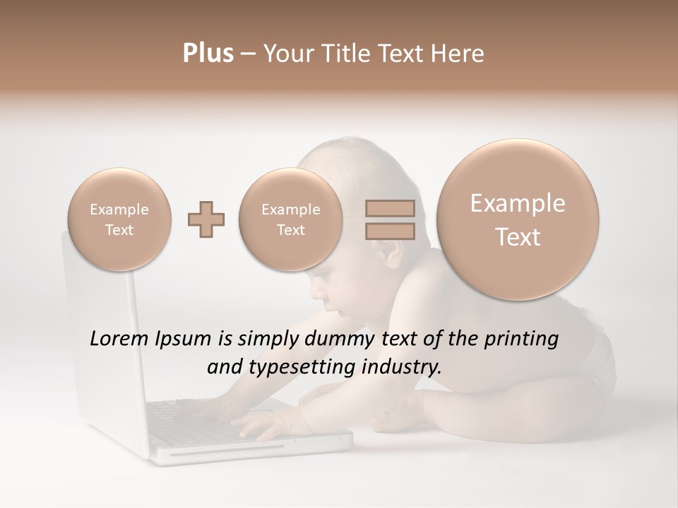 Curious Cute Boy PowerPoint Template