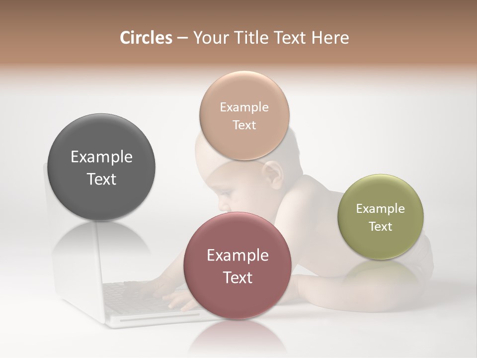 Curious Cute Boy PowerPoint Template