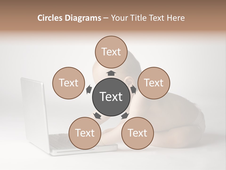 Curious Cute Boy PowerPoint Template