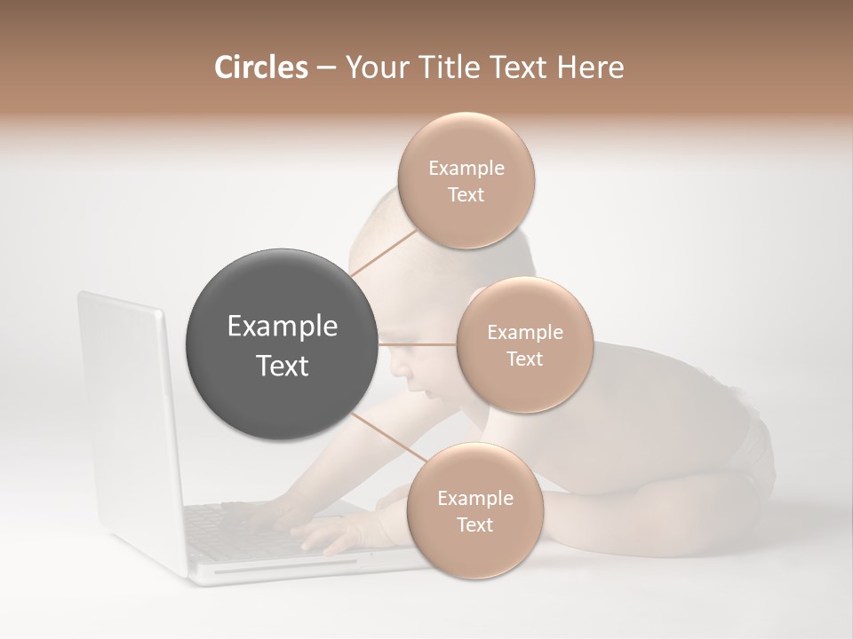 Curious Cute Boy PowerPoint Template