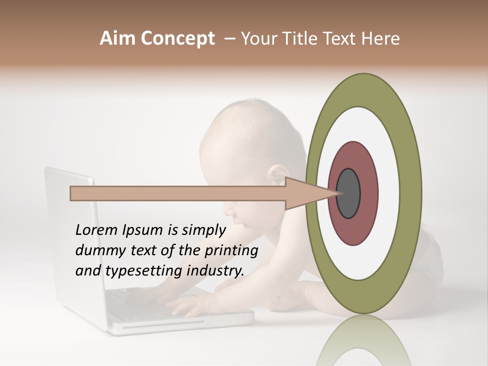 Curious Cute Boy PowerPoint Template