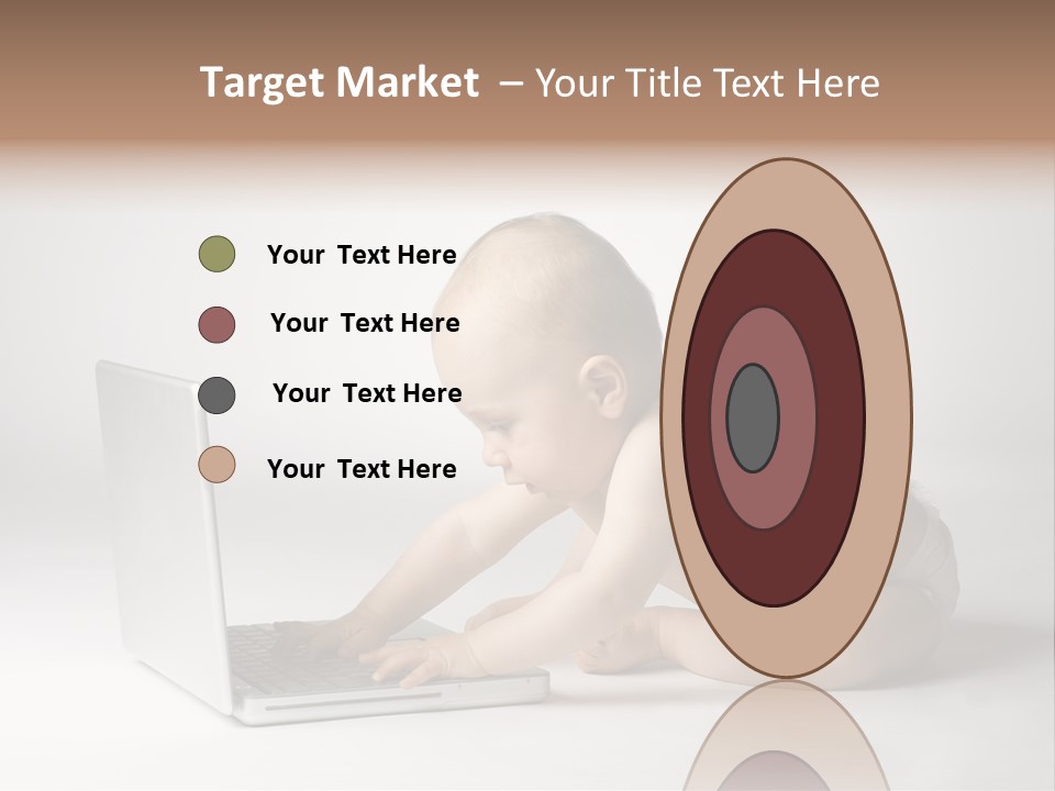 Curious Cute Boy PowerPoint Template