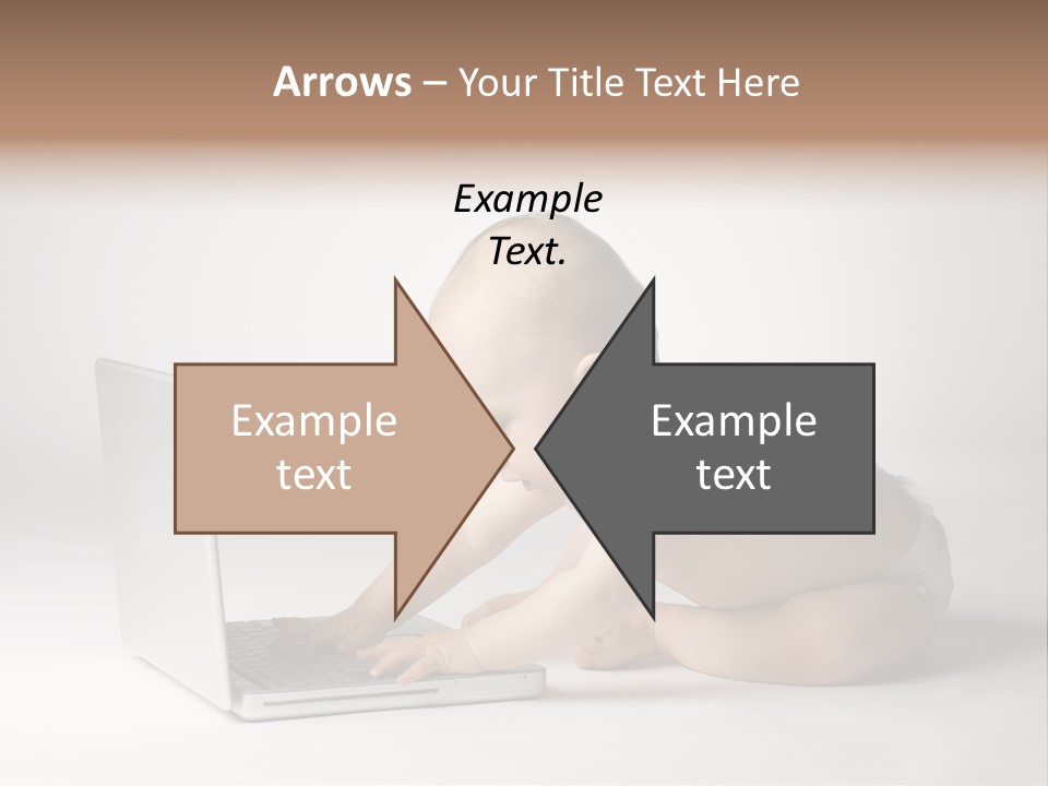 Curious Cute Boy PowerPoint Template