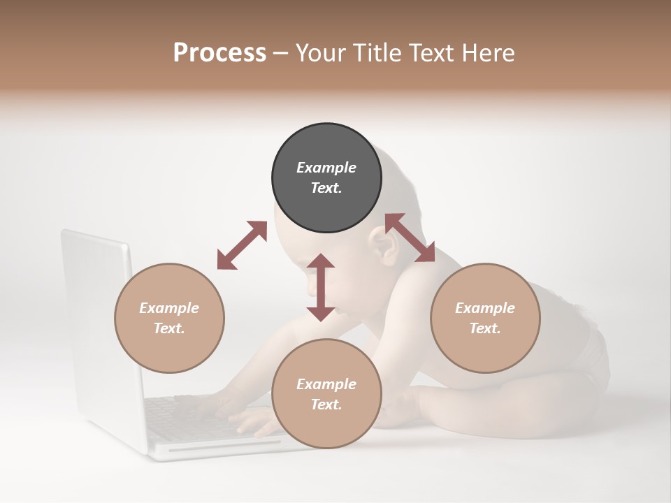 Curious Cute Boy PowerPoint Template