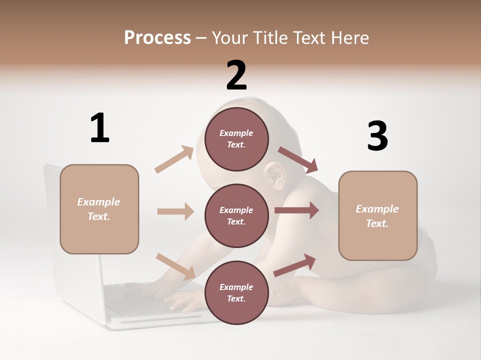 Curious Cute Boy PowerPoint Template