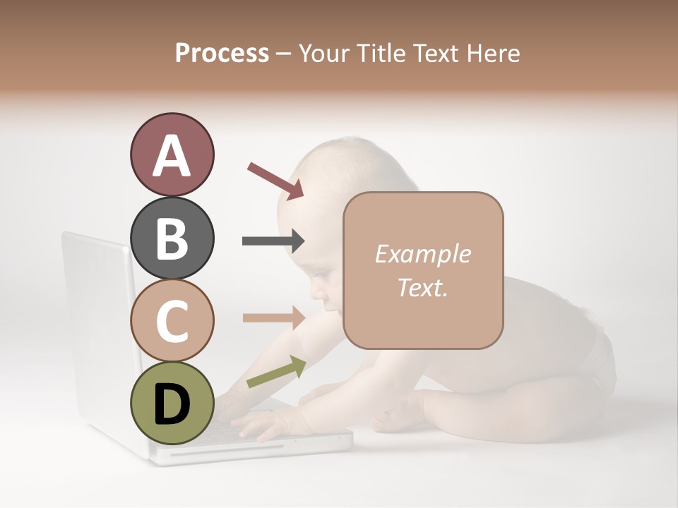 Curious Cute Boy PowerPoint Template