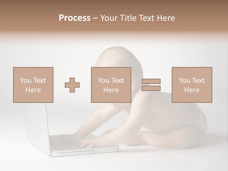 Curious Cute Boy PowerPoint Template