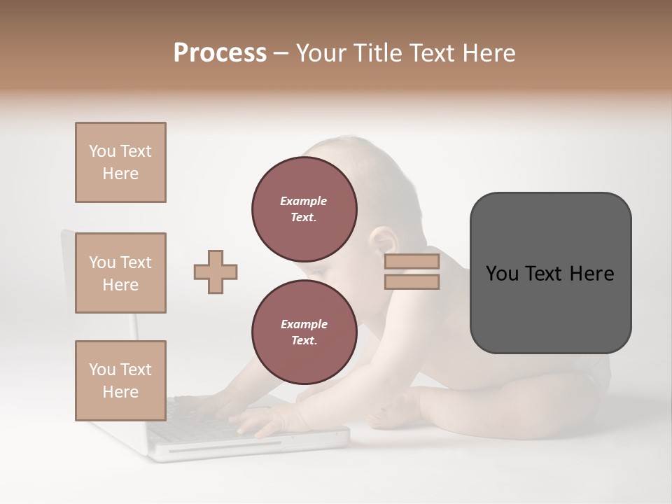 Curious Cute Boy PowerPoint Template
