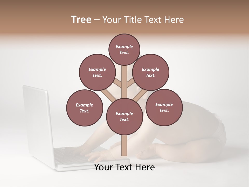 Curious Cute Boy PowerPoint Template