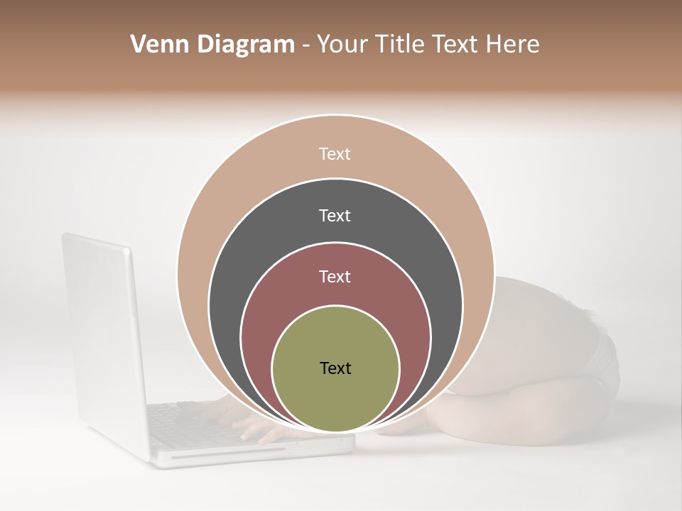 Curious Cute Boy PowerPoint Template