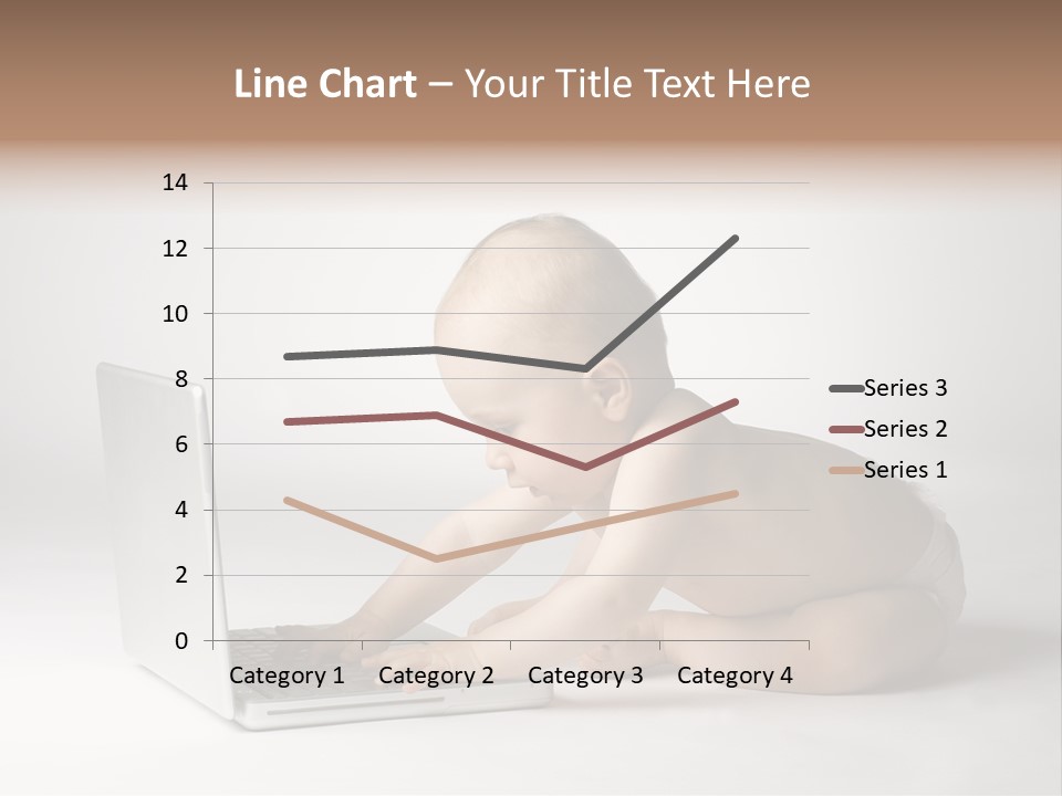 Curious Cute Boy PowerPoint Template