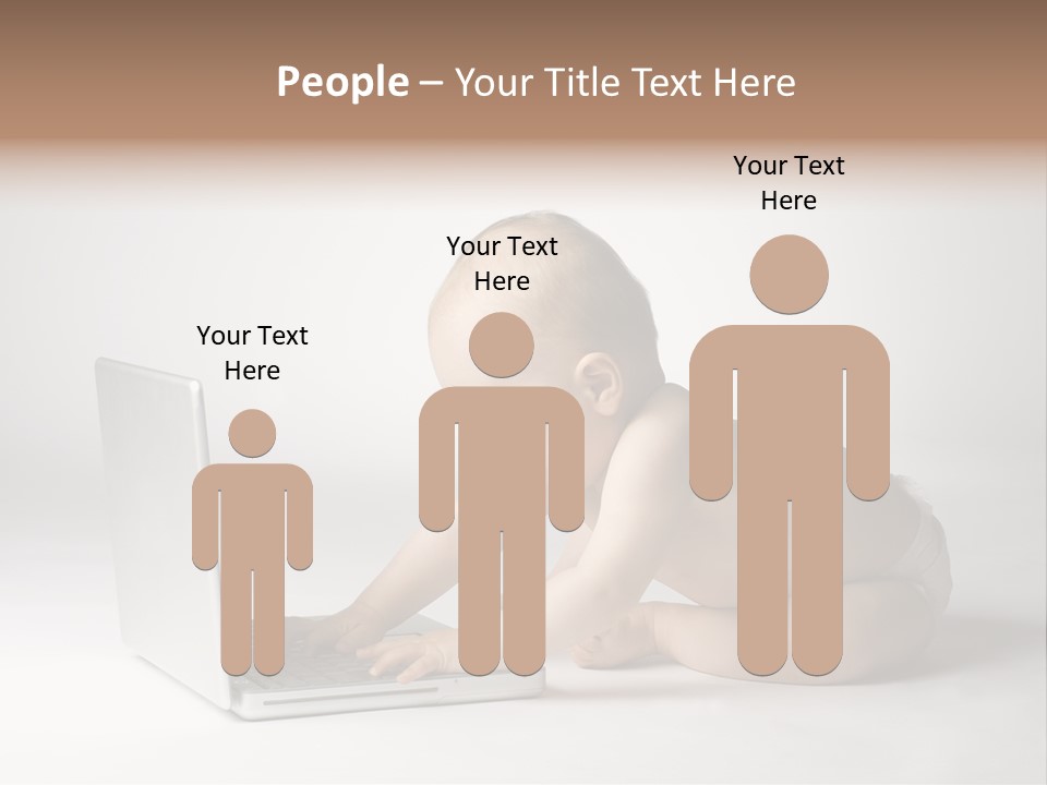 Curious Cute Boy PowerPoint Template