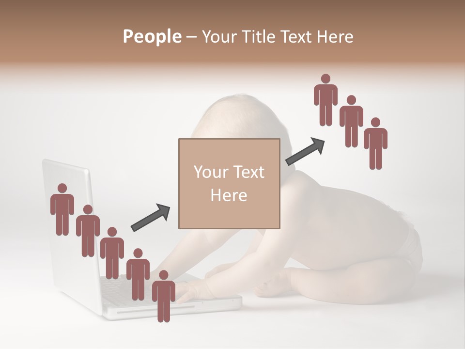 Curious Cute Boy PowerPoint Template