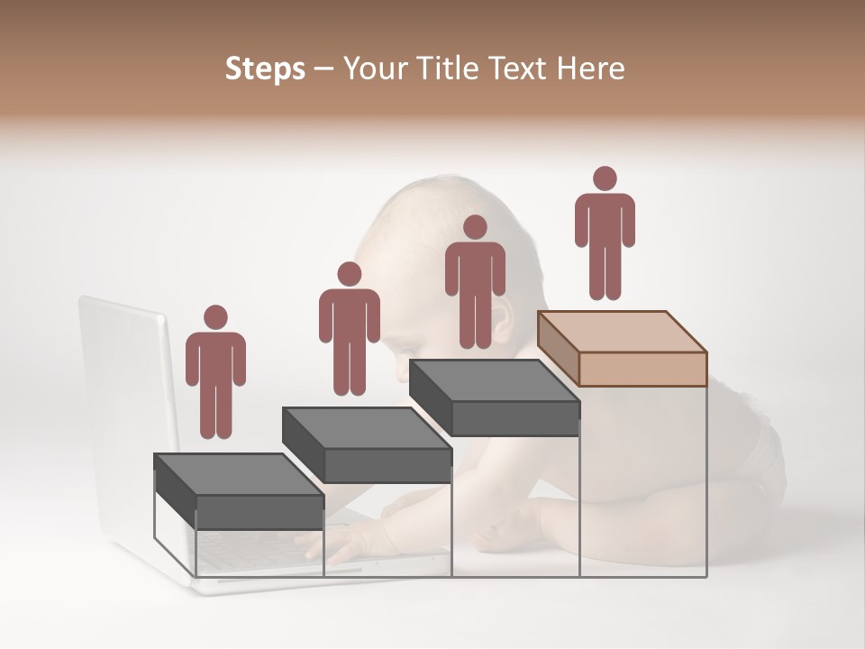 Curious Cute Boy PowerPoint Template