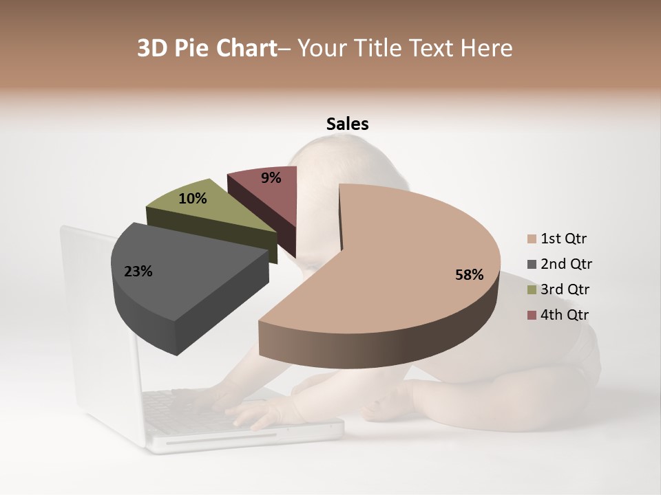 Curious Cute Boy PowerPoint Template