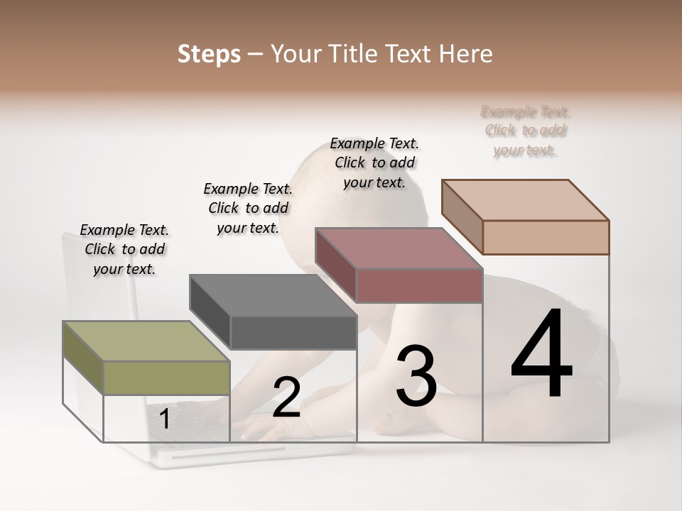 Curious Cute Boy PowerPoint Template