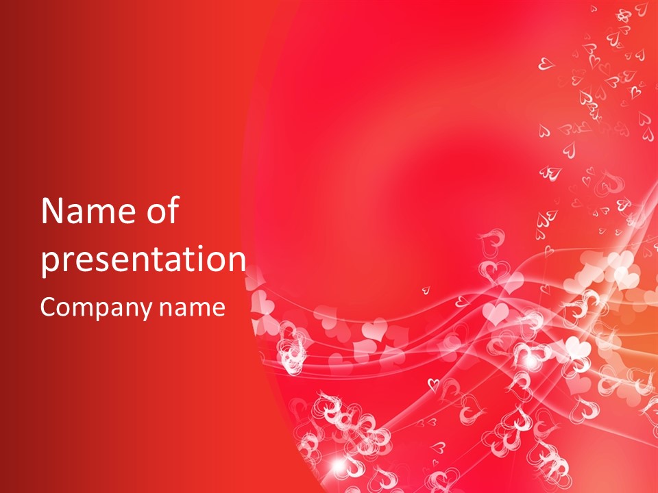 Brilliant Blur Sparkle PowerPoint Template