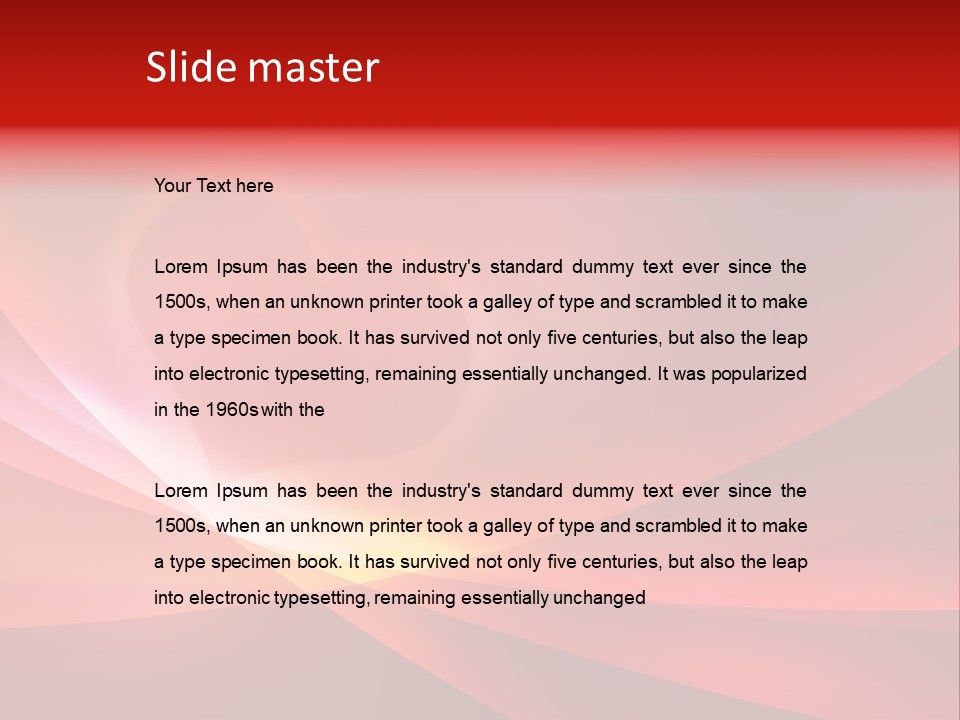 Love Sweetheart Illustration PowerPoint Template