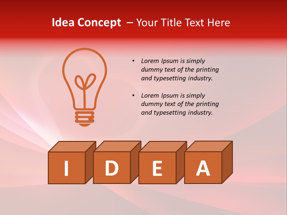 Love Sweetheart Illustration PowerPoint Template