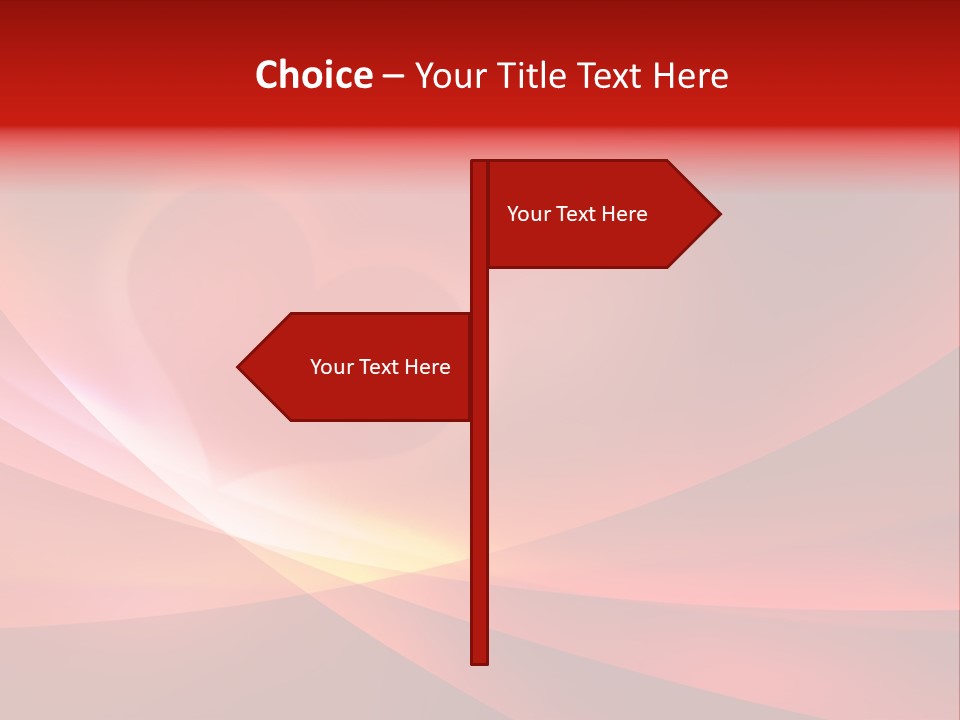 Love Sweetheart Illustration PowerPoint Template