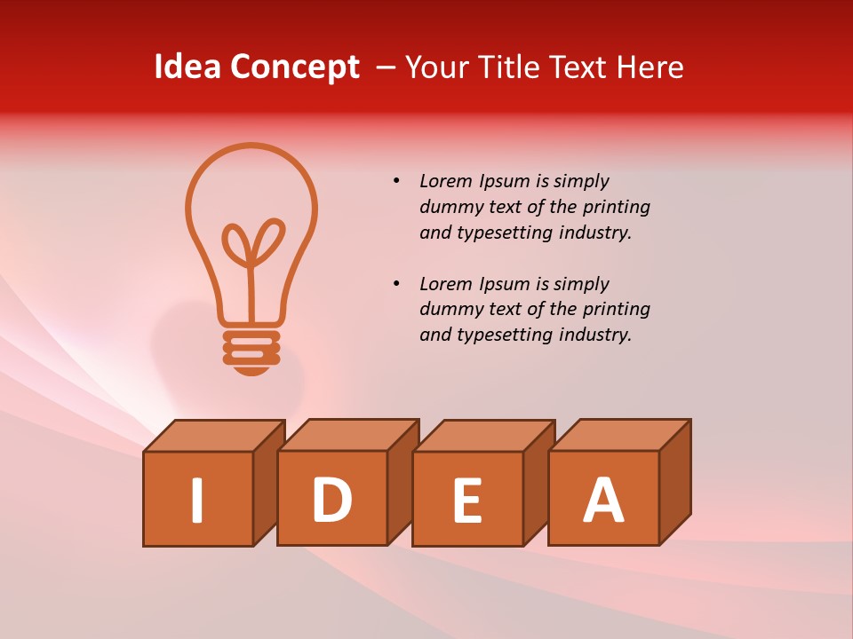 Celebration Colour Conceptual PowerPoint Template