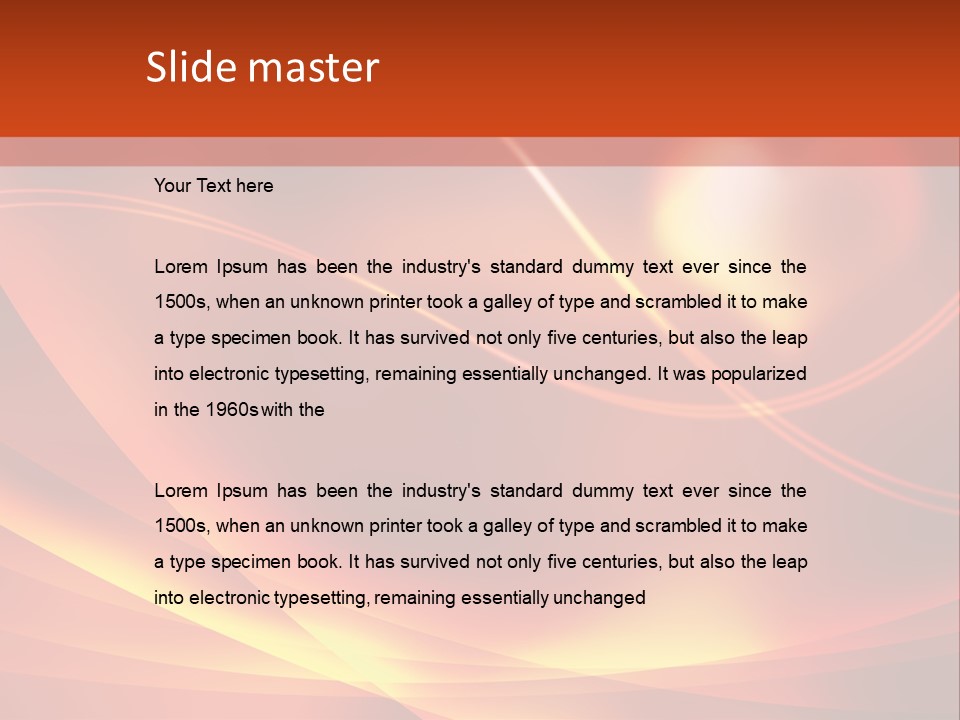 Finance Metallic Render PowerPoint Template