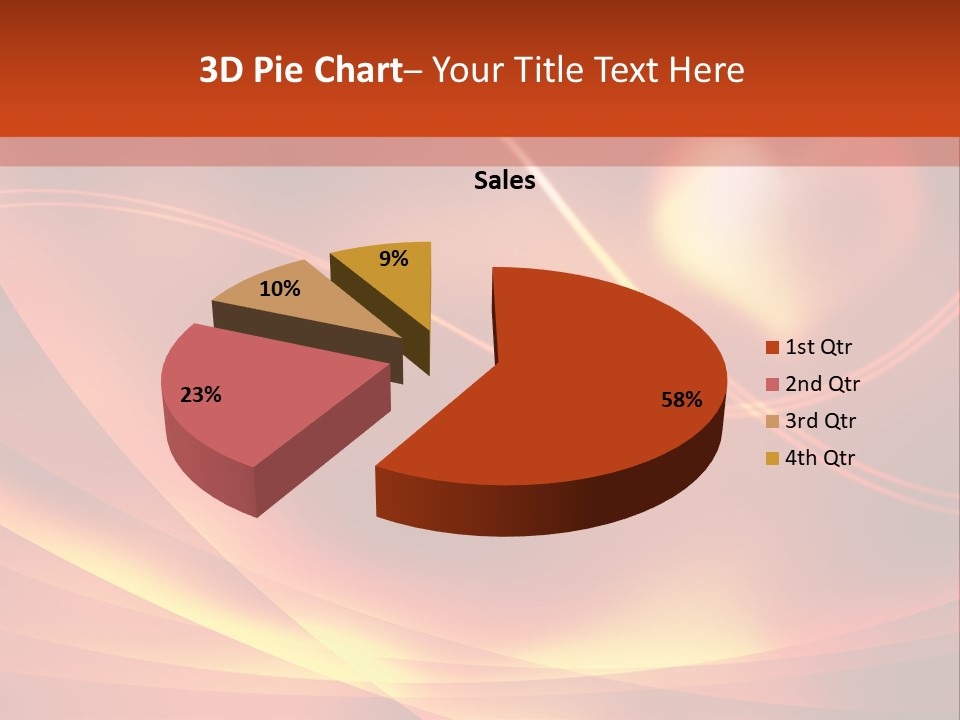 Finance Metallic Render PowerPoint Template