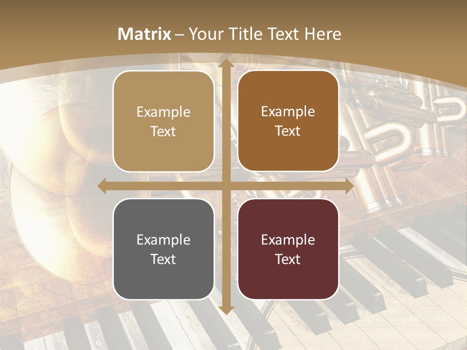 Sound Background Grunge PowerPoint Template
