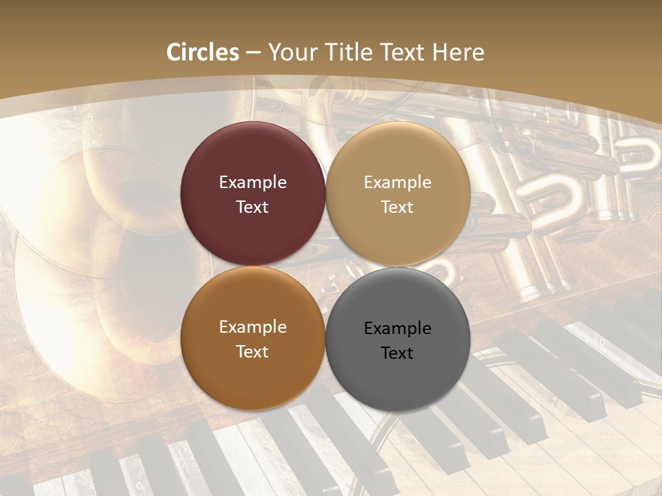 Sound Background Grunge PowerPoint Template
