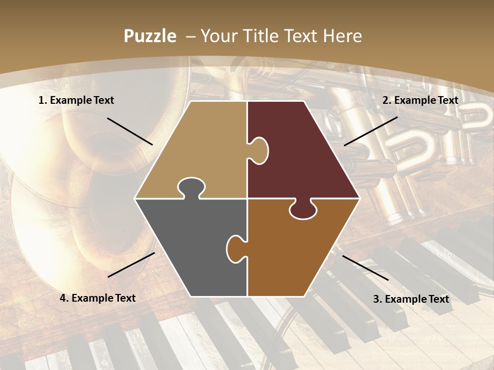 Sound Background Grunge PowerPoint Template
