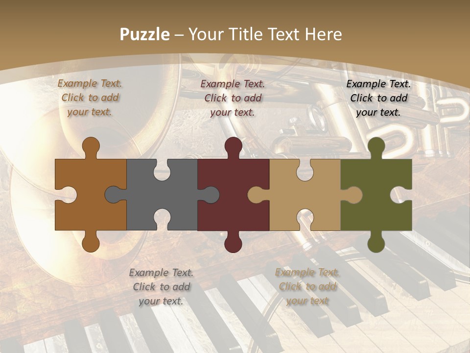 Sound Background Grunge PowerPoint Template