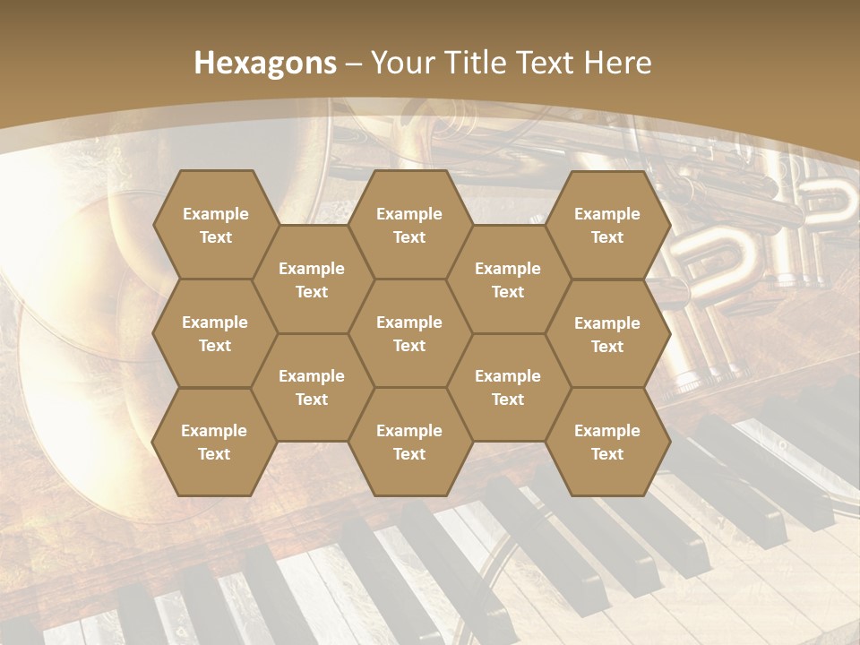 Sound Background Grunge PowerPoint Template