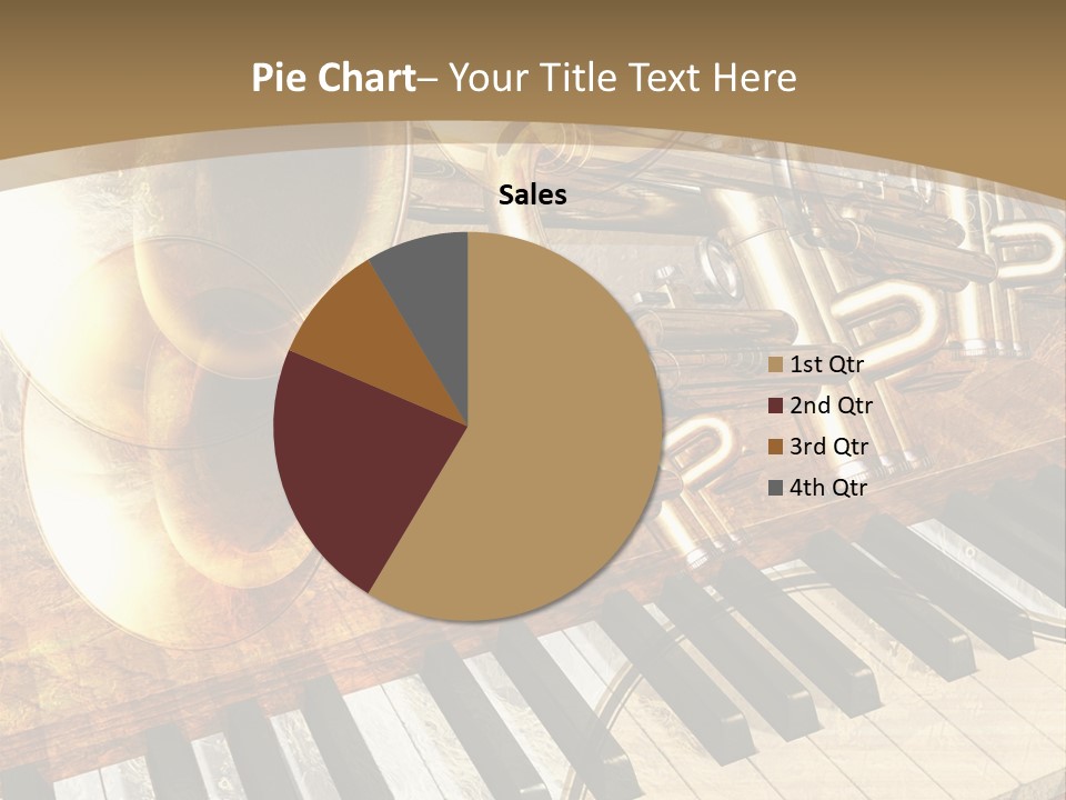 Sound Background Grunge PowerPoint Template