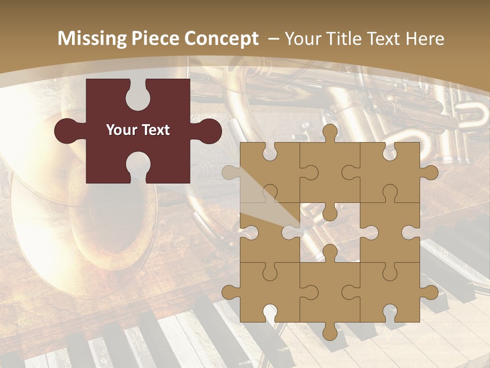 Sound Background Grunge PowerPoint Template