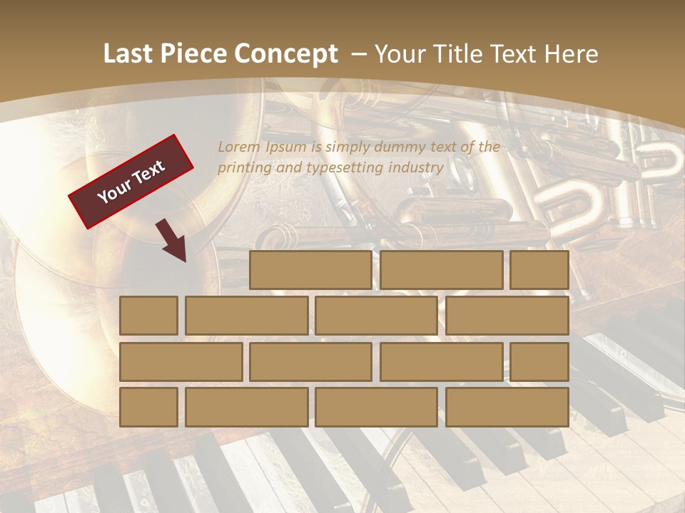 Sound Background Grunge PowerPoint Template