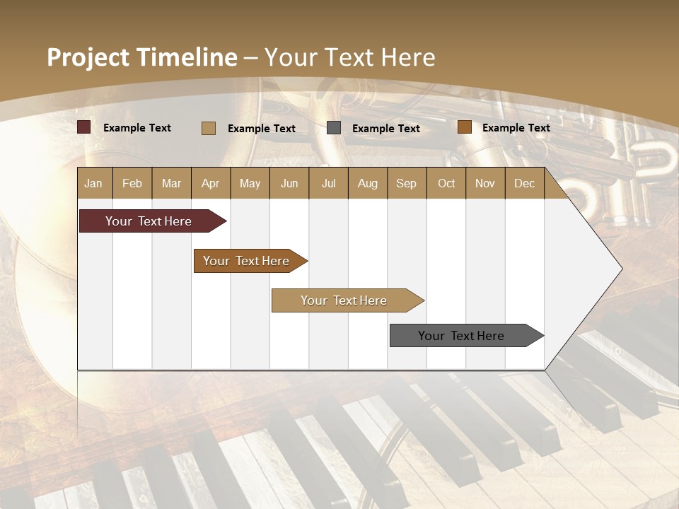 Sound Background Grunge PowerPoint Template