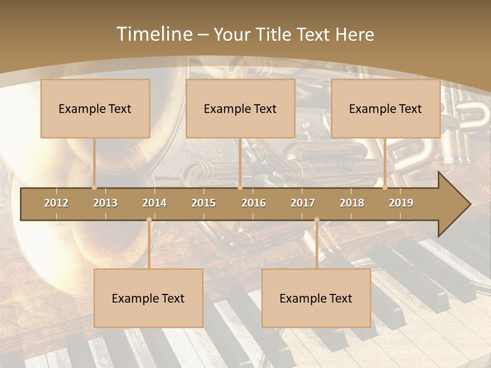 Sound Background Grunge PowerPoint Template