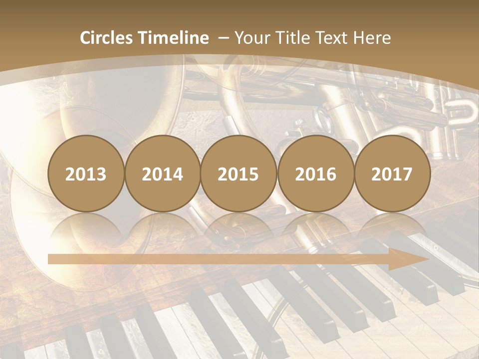 Sound Background Grunge PowerPoint Template