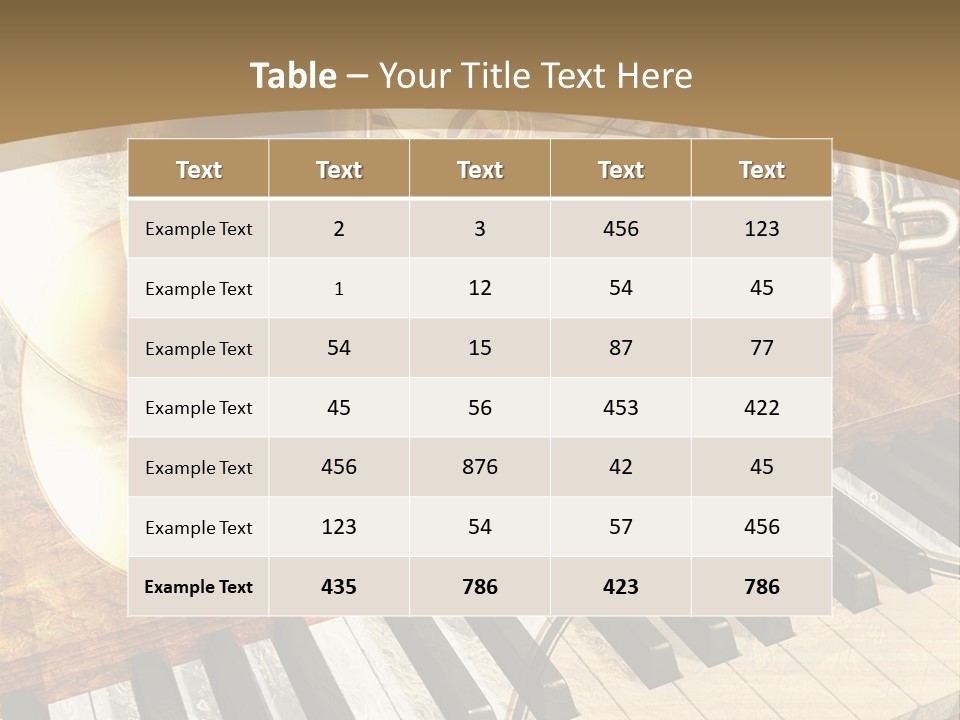 Sound Background Grunge PowerPoint Template