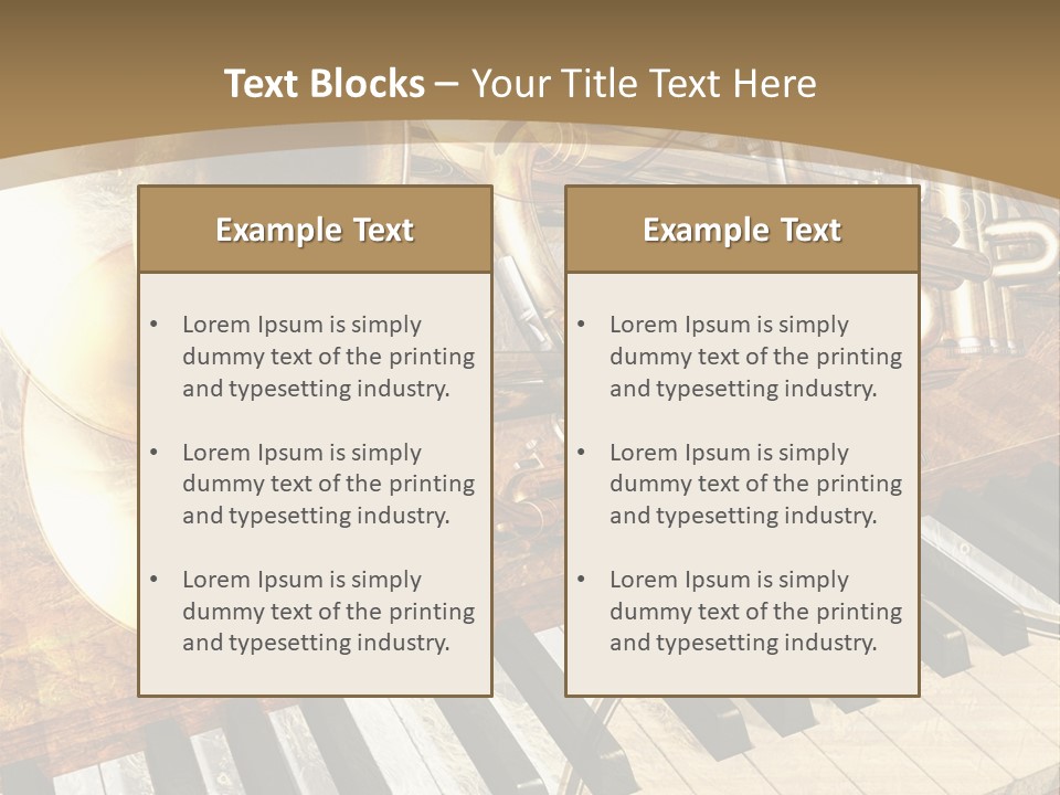 Sound Background Grunge PowerPoint Template