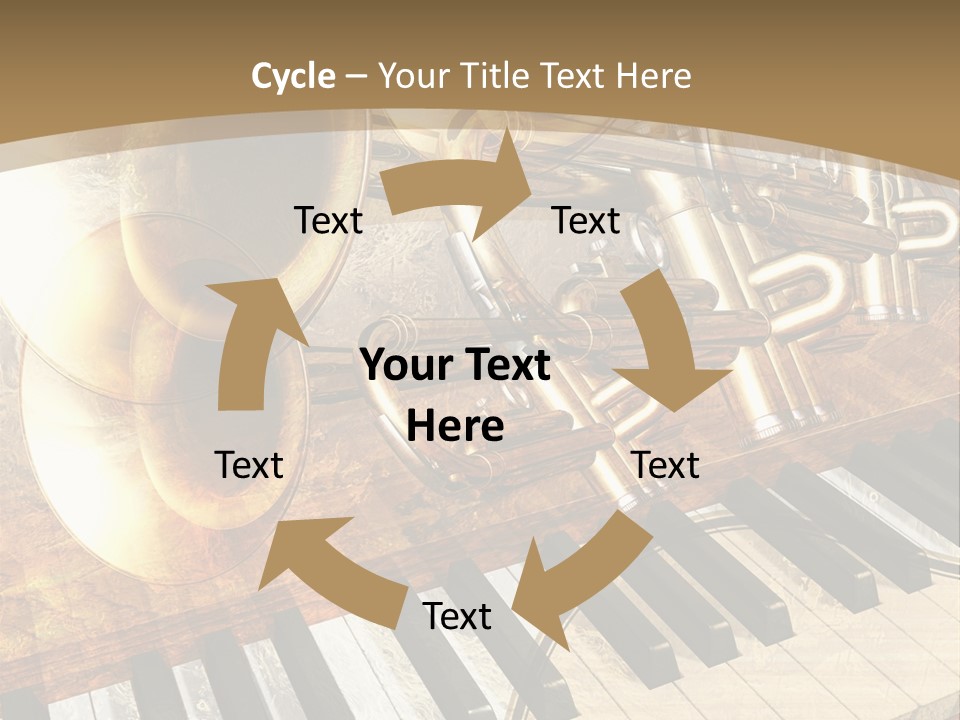 Sound Background Grunge PowerPoint Template