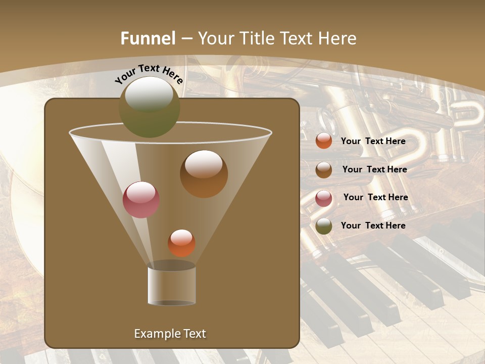 Sound Background Grunge PowerPoint Template
