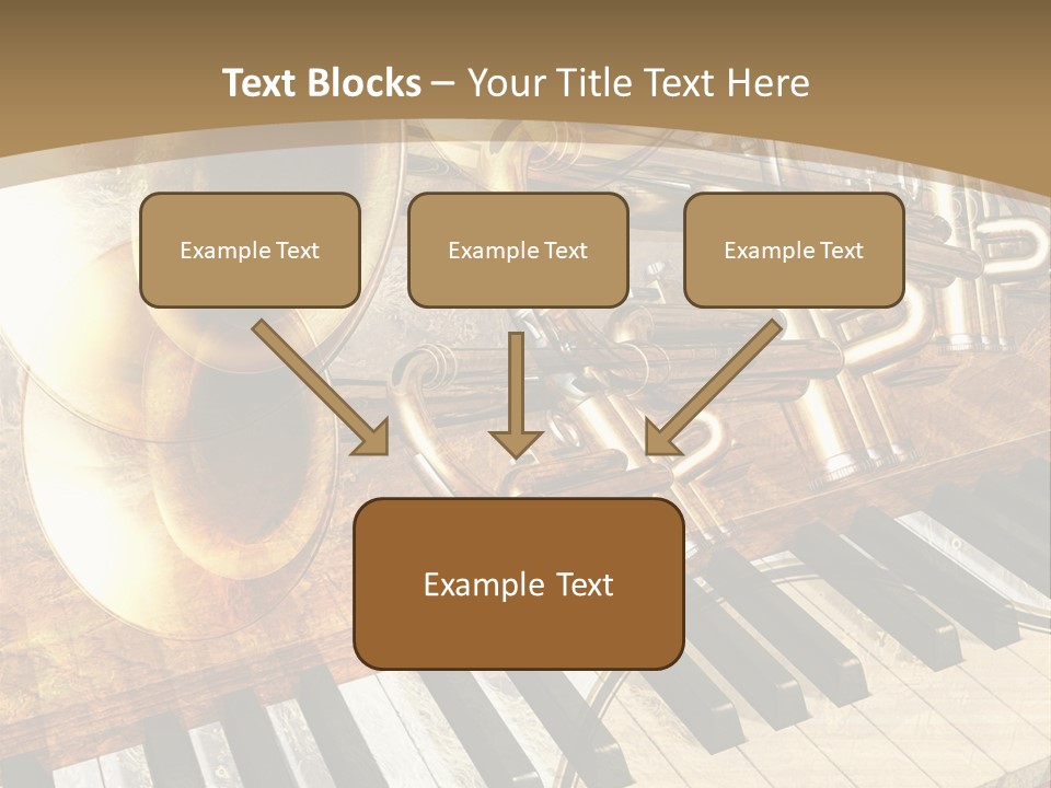 Sound Background Grunge PowerPoint Template