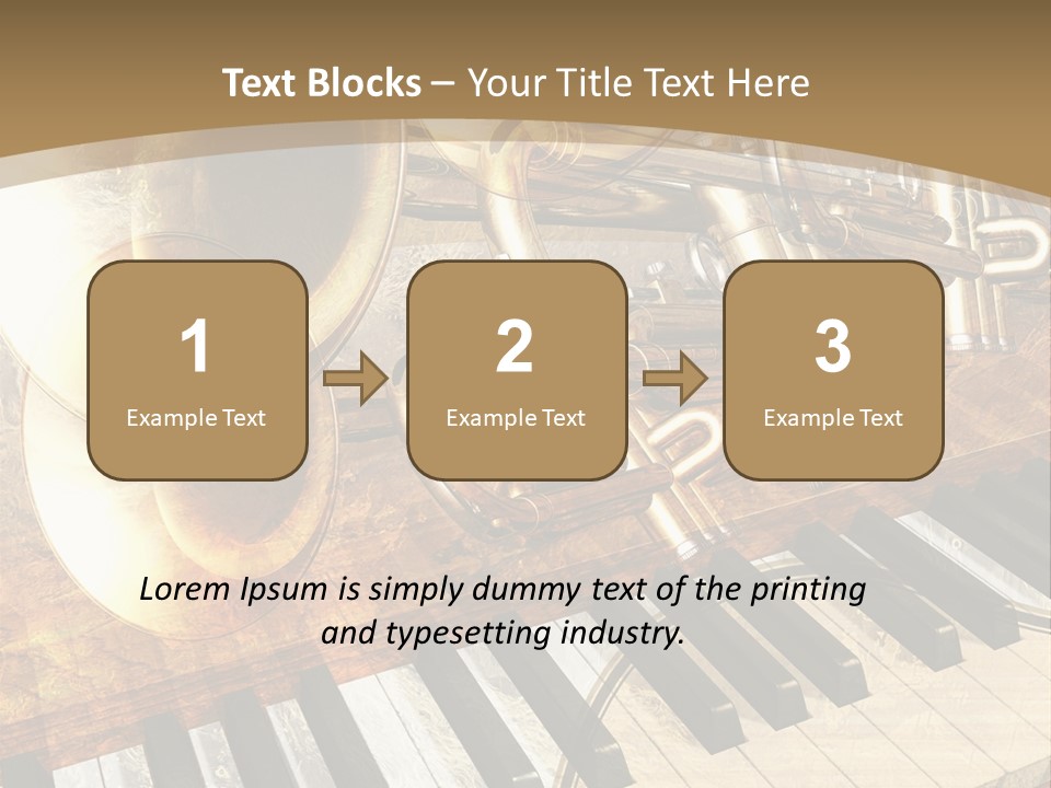 Sound Background Grunge PowerPoint Template