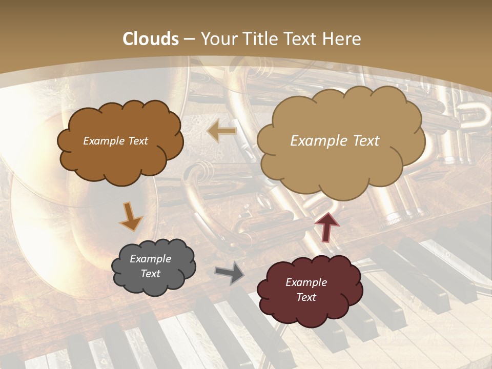 Sound Background Grunge PowerPoint Template