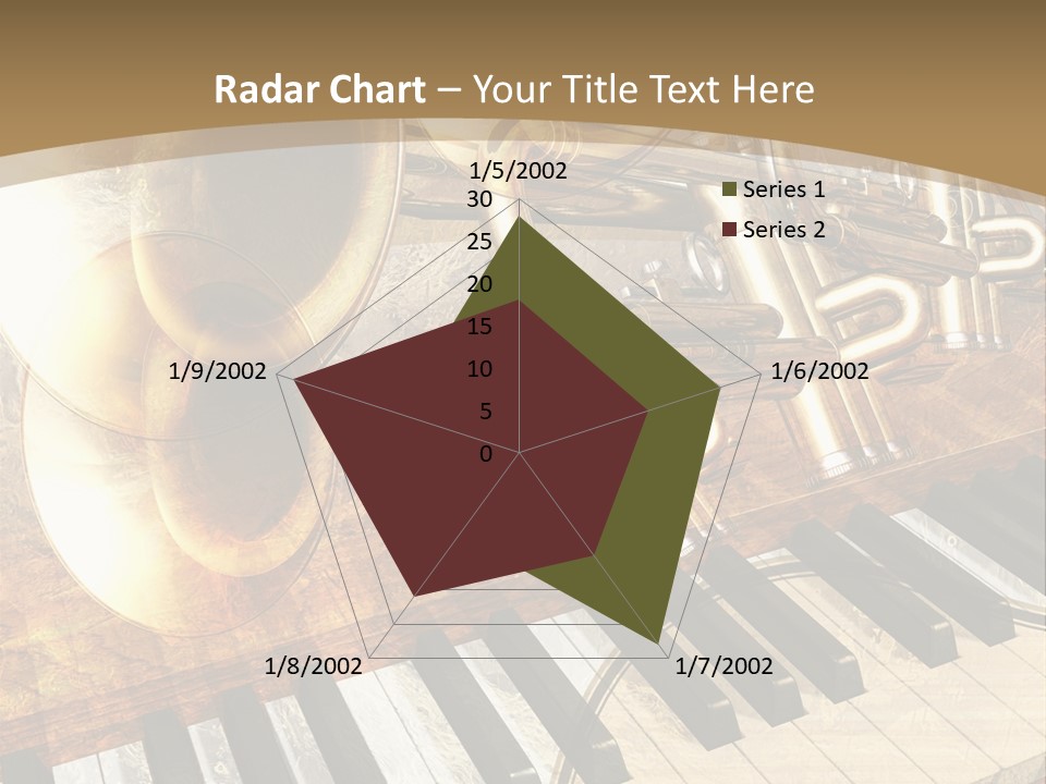 Sound Background Grunge PowerPoint Template