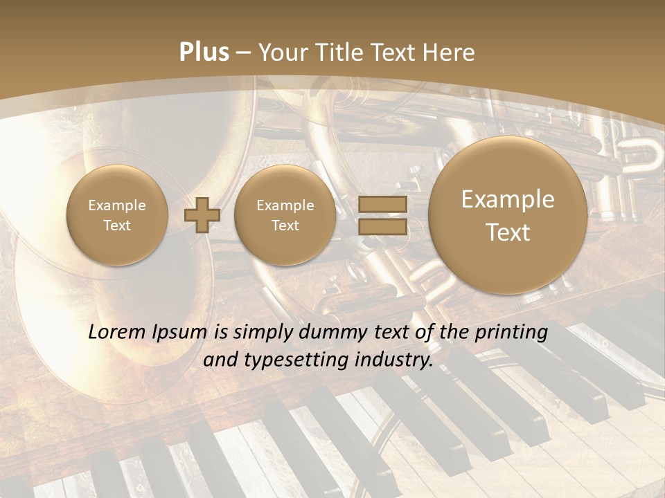 Sound Background Grunge PowerPoint Template