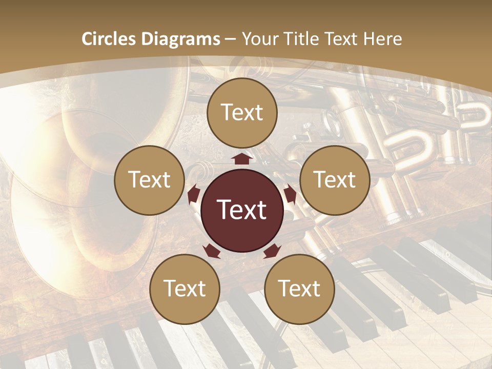 Sound Background Grunge PowerPoint Template